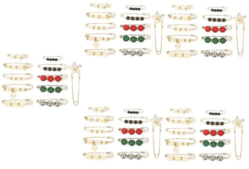LIFKOME 5sets Kleid Clip Dekore Brosche Pin Sicherheitsnadel Mode Brosche Für Kleidung 11 Stücke * 5