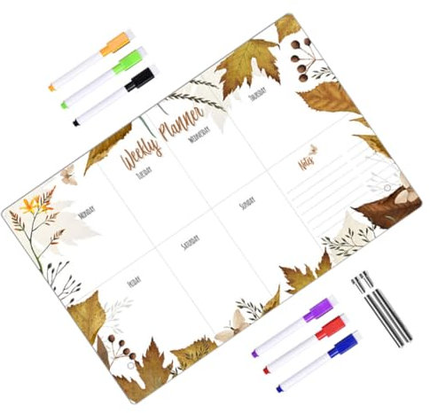 VILLCASE 1 Satz write board desktop whiteboard Hochzeits-Nachrichtenbrett Kreatives Messageboard Message-Board-Set Nachrichtentafel im Büro Tisch-Memoboard Hausversorgung Bürste Transparent