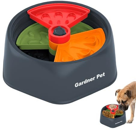Gardner Pet Antischlingnapf Hunde, Langsame Fütterung Hundenapf, M