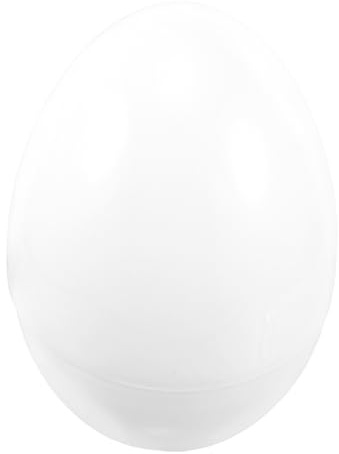 COLLBATH Jumbo Easter Egg Refillable Ornament Diy Craft Supply for Candy Fillers Openable Large Plastic Easter Egg Favor Egg Shape Box Giant Easter Decor