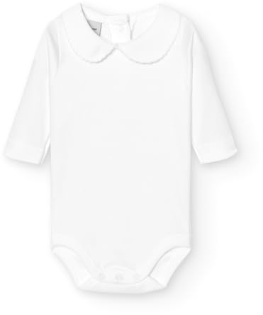 BABIDU Långärmad babybody i 100% bomull, babybody gjord av mjukt, andningsbart och allergivänligt tyg för känslig hud, pikébody med polokrage, unisex kläder