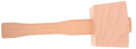 DOITOOL Wooden Mallet Heavy-Duty Woodworking Hammer Beech Solid Carpenter Hand Tool for Wood Carving and Craft