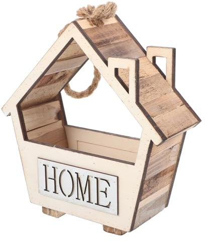 JOINPAYA Porta Piante da Parete in Legno, Fioriera Sospesa Vintage per Decorazioni Interne, Salvaspazio, per Soggiorno e Camera da Letto