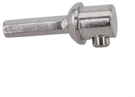 Jotekonoby Adattatore per trapano per spazzacamino, spazzola per trapano elettrico, asta di collegamento in metallo zincato, accessorio per la pulizia del camino (1 pezzo)