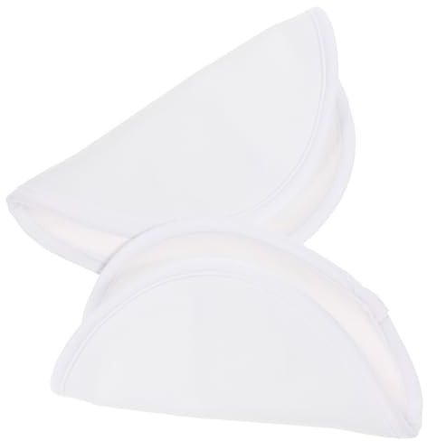 ELAYARD Impacco al Olio di Ricino 2 Pezzi Fascia il Petto Bianco Riutilizzabile Comoda e Pratica per Allattamento e Sonno