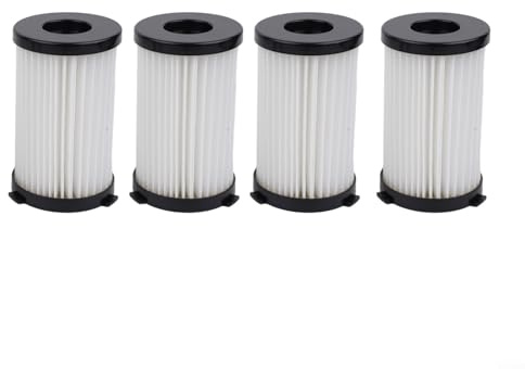 HEIBTENY Cylinder HEPA Filter for Goodmans 356277 Vacuum Cleaner Replacement Filtration System, Washable Vacuum Filter for Home Cleaning Accessories (4 Pieces)