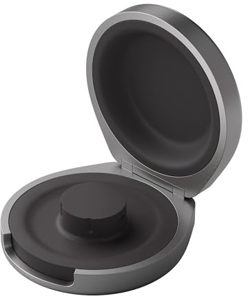 Oura Ring 4 Ladeetui (USB-C-Kabel Nicht im Lieferumfang enthalten) – dunkelgrau – Größe 8 – bis zu 5 Ladungen/1 Monat Ladekapazität, Laden innerhalb von 90 Minuten | Bis zu 5 Oura Ring 4 Ladungen