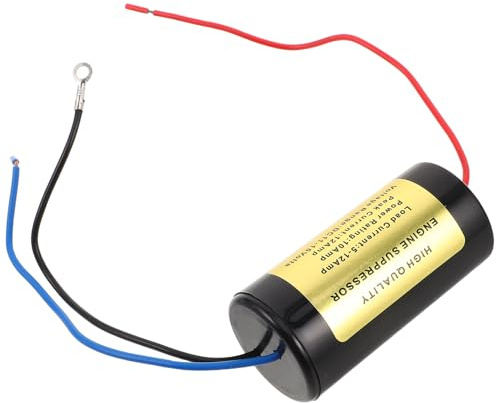 DECORNIJIA Isolatore di Rumore per Alimentazione Auto in Metallo e Rame, Soppressore di Rumore per Alternatore di Carico 5-12 Amp, per Modifiche Auto