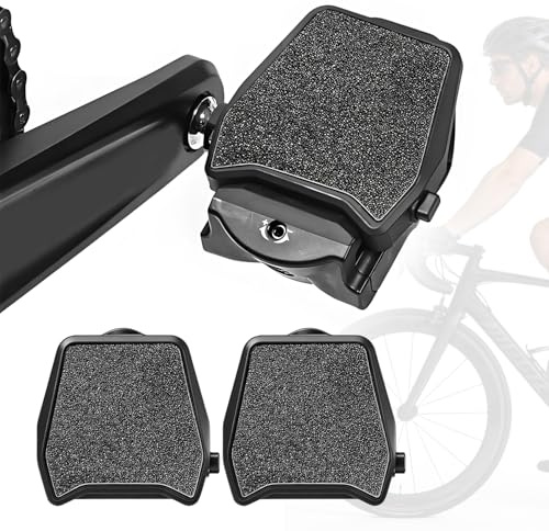 Rennrad Pedale Konverter Kompatibel Shi-ma-no Sp-d Sl System | Sp-d Cleats Konverter Nylon Einziehbare Installation Rutschfeste Oberfläche für Shimano SPD Pedale Adapter