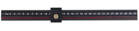 Aluminium Lineal mit Einstellbarem Block, Metall Streichmaß für Präzises Anreißen, L - förmiges Anreißlineal - Accurate Skalen, Einfaches Positionieren, Ideal für Schreiner und