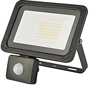 Biard LED Outdoor Security Floodlight 50W - Easy Install Waterproof Bright Wall Light with Built-in PIR Motion Sensor - IP65 Protection Ideal for Garden