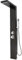 Colonna Doccia Idromassaggio Pannello Doccia Set in 304 Acciaio Inox con doccetta doccia idromassaggio doccia a cascata e doccia a pioggia (15 * 47 * 130 cm (nero))