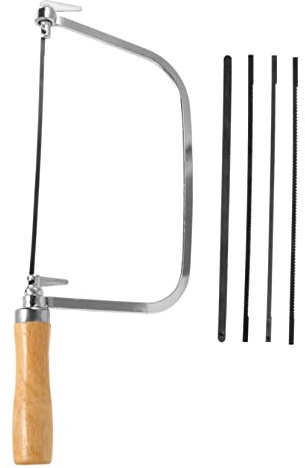 Housoutil Verstellbares U-förmiges Bügelsägen-set 5-teilig Stahl-bügelsägen-saiten Sawglory Für Schmuckherstellungsprojekte Von Holzarbeitern