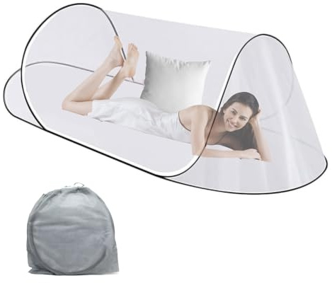 Horuili® Zanzariera Pop Up 200 x 80 x 56 cm, Zanzariera portatile pieghevole, Zanzariera Pop Up Letto Singolo, per il viaggio, il campeggio e la casa