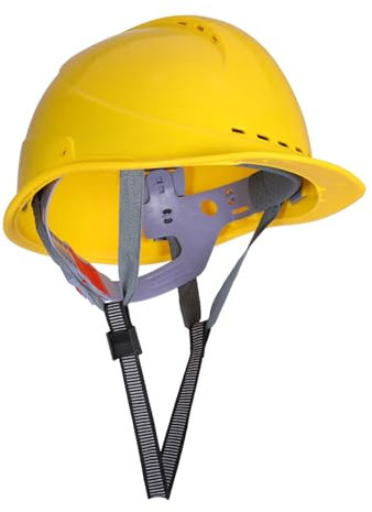 MAGICLULU Casque De Sécurité pour Chantier Casque Orange Casque Jaune Chapeau De Cowboy Casques Hommes Chapeau De Costume De Construction Chapeau D'ouvrier du Bâtiment Casque Plastique