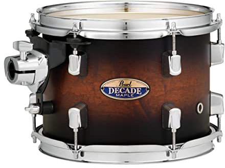 Pearl Drum Set Rack Tom, Satin Brown Burst (DMP1208T/C260)