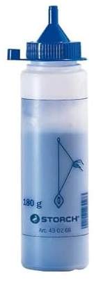Storch Schlagschnur-Pulver blau 180g Nachfüllpulver Schlagschnurkreide,