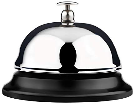 Serviceglocke, Anrufglocke, Schreibtischglocke, große Taste, verbesserte Version