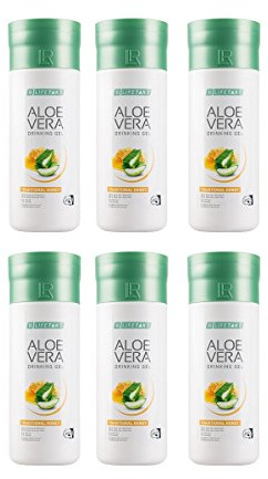 Aloe Vera Drinking Gel Traditionell mit Honig 6er Set