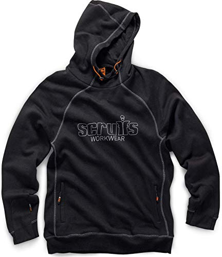Scruffs Sweat à Capuche de Travail pour Homme, Noir, XXL UK