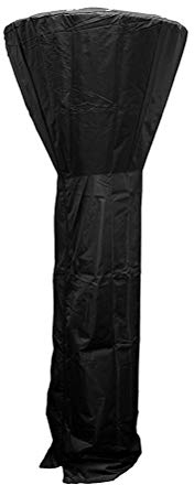 Schutzhülle Abdeckung Abdeckhaube Abdeckplane für Heizpilz Terrassenstrahler Wasserdicht (Schwarz 84x221cm)