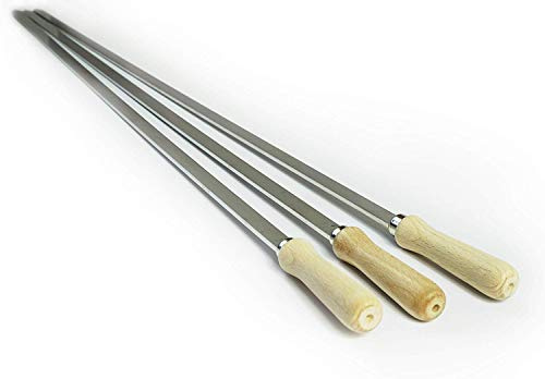 2x 3x 4x 5x 10x EDELSTAHL-Grill-Spieße Steckerlfisch Fischsteckerl Fleischspieße Spieß 3mm V2A (5)