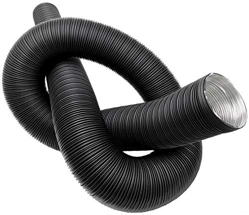 Intelmann Alu Flexrohr schwarz lackiert, Ø 125mm, Länge 2,5m (80 100 125 150) (Aluminium, 125 mm)