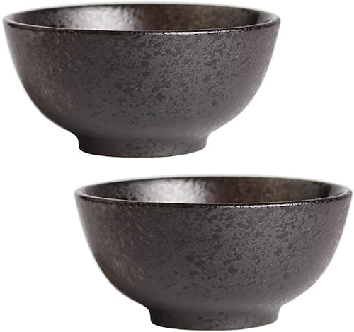 salad bowl and servers 2pcs Ceramic Bowl Vintage Porcelain Cereal Bowls Soup Bowl Ramen Bowl Salad Bowls Serving Bowls Household Tableware