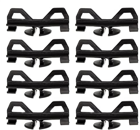10 Pcs Electric Fence Tightener Wire Tensioner Insulator, Plastic Cord Tensioners, Black