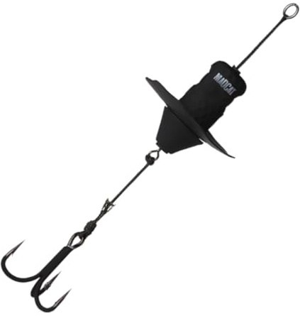 Madcat A-Static Silent Teaser - 1 Teaser zum Wallerangeln, Farbe:Black, Gewicht/Länge/Hakengröße:18.5cm / 200g / Gr. 3/0