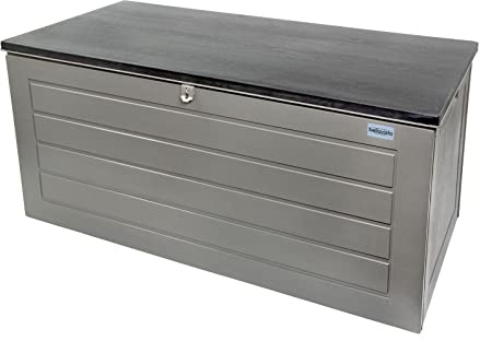 BELLAVISTA Auflagenbox Aik - 680L, grau, abschließbar, wetterfest