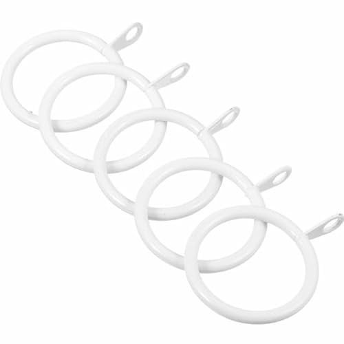 ESPRAL 6/12/24/36/48/60/72/84/96PCS Vorhang Ringe Metall Vorhang Ringe Hängen Haken für Gardinen Stangen Pole Voile Heavy Duty Ringe