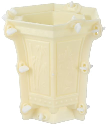 Didiseaon Hexagonal Flower Pot Mold for Epoxy Resin and Concrete Crafts 10.63X9.06X8.66 Inch Sturdy DIY Planter Mold for Succulents and Home Garden Decoration