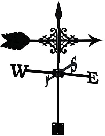 EICOFF Originalité Bande Dessinée Girouette Rétro Ferme Marque Route Indicateur Girouette Métal Silhouettes Signe Girouette Toit Support Utilisation Extérieure Iconique Toit Jardin Décorations Art