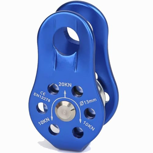 Tread star Seilrolle Umlenkrolle Hochleistungs-Seilrolle Aus Aluminiumlegierung Für Das 12-mm Einseil-Riemenscheibenblock für 12-mm