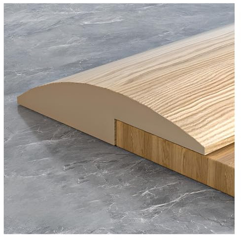 Übergangsprofil Selbstklebend Pvc Boden-Übergangsstreifen, Abdeckleiste, Vinyl Übergangsschiene Abschlussprofil, Teppichkantenleiste Für Parkett- Und Laminatböden,Abdeckleiste(Maple grain,3.5*100cm)