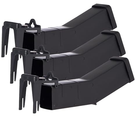 Fixman 674723 Humane Mouse Trap 170 x 40 x 40 mm, Charcoal (Pack of 3)