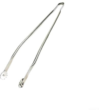 Pince tournante à saucisses en acier inoxydable pour barbecue et cuisine (30 cm)