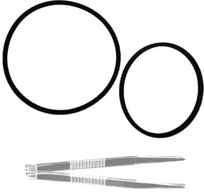 CD Player Belt for Sony CDP-CX300 CX335 CX350 CX355 CX400 CX450 - Fix Skipping Noise Issues Drive Door Belt Kit - 2 Drive Belts 1 Door Belt with Tweezers