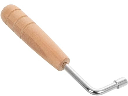 Supvox Professioneller Harfenstimmschlüssel für Lyra mit Komfortablem Griff und Effizienter Einstellung und Stahl für Musiker und Kleine Saiteninstrumente