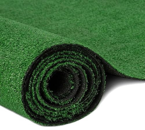 Prato Sintetico 7mm, Tappeto Verde per Esterno e Interno, 100% Polipropilene, Drenante, Bassa Manutenzione, Calpestabile, Altezza 7 mm, Larghezza 1 metro e lunghezza 15 metri
