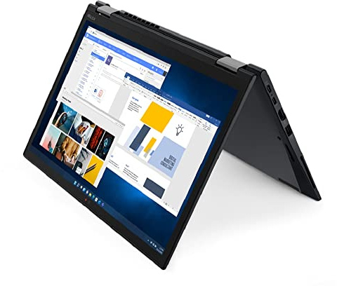 Lenovo ThinkPad X13 Yoga Gen 3 i5-1235U Hybrid (2-in-1) 33.8 cm (13.3 Inch) Touchscreen WUXGA Intel® Core™ i5 8GB LPDDR4x-SDRAM 256GB SSD Wi-Fi 6E (802.) 11ax) W. Indows 11 Pro Black (Renewed)