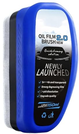 Spazzola per la Pulizia del Film di Olio Detergente per Macchie d'Acqua del | Rimuovitore di Pellicola Per La Rimozione Delle Macchie Veicoli Automotive, Chiarezza E Visibilità