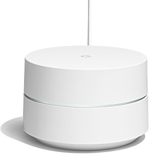 Google WiFi, Système Wi-FI, Couverture jusqu'à 85 m², Vitesse Double Bande AC1200 (jusqu'à 1,2 GB/s), Installation et contrôle Via l'application Google Wi-FI, Version Italienne (1 Appareil Inclus).
