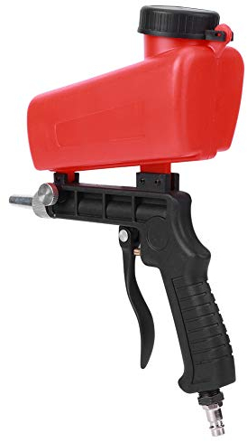 Mini Pneumatische Sandstrahlpistole Handsprühpistole Sandstrahler Handluftwerkzeug, Sprühpistole