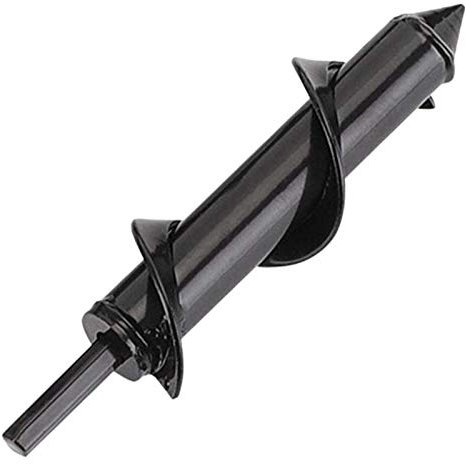 Bluetooth earphone 10x30cm coclea trivella per piantatura, piantatrice Giardino, bulbo coclea Punta, fioriera Rapida a Prova di ruggine, Robusto Acciaio Area coclea Recinzione fenerina per Semina