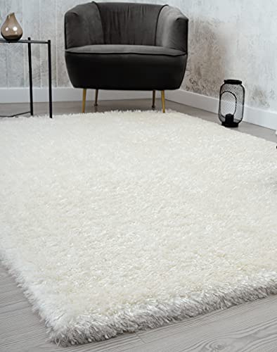 Mia's Teppiche Fiona Wohnzimmer, Schlafzimmer Cream 80x150 cm Hochflor