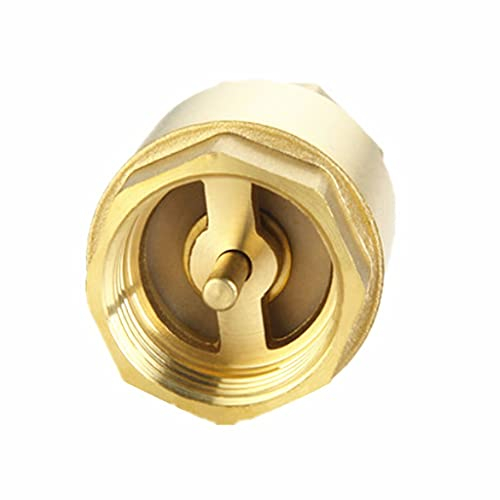 FIDALIKA Messing-Rückschlagventil, 1/2 3/4 1 1-1/4 1-1/2 1-1/4 1-1/2 2 Weiblicher Faden Draht Mund Vertikal Prüfventile 1 Stücke (Size : DN50)
