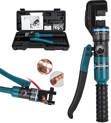 Hydraulische Kabelschuh-Crimper - 4-300mm² Crimpzange Elektrische Klemme Kabel Draht Werkzeugsatz Draht Batterie Kabelschuh Klemme Crimper,YQK70