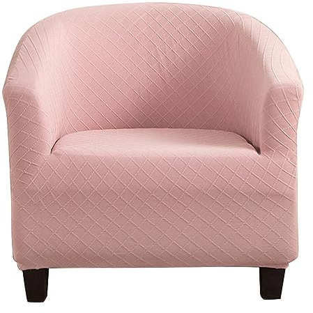 Meigeh Sesselbezug Stretch Cocktailsessel Schonbezug für Clubsessel Sesselhusse Tullsta Sesselüberwurf Cocktailsessel Sesselschoner Schonbezüge Stretch Rosa